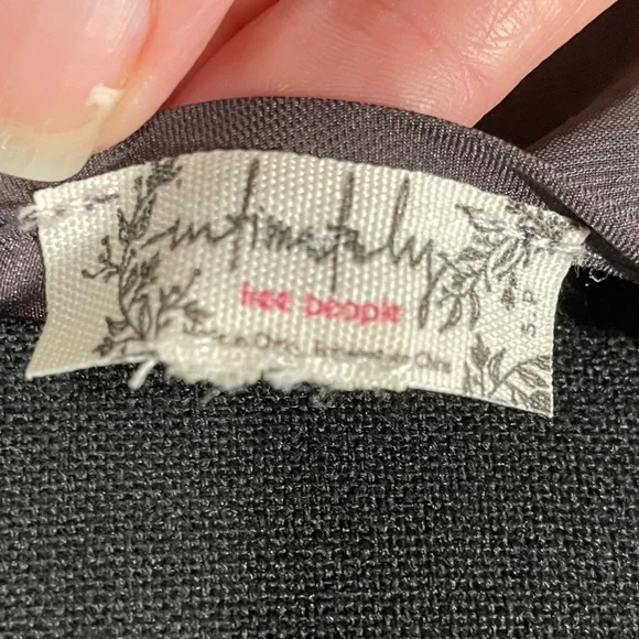 Free People Intimately Halter Mini Dress in Deep Gray - Picture 2 of 5